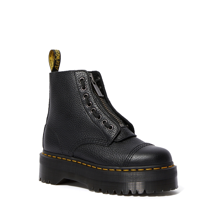 Dr martens sinclair milled nappa noir