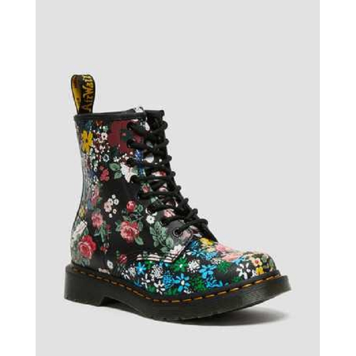 Dr martens 1460 w floral mash up backhand mode