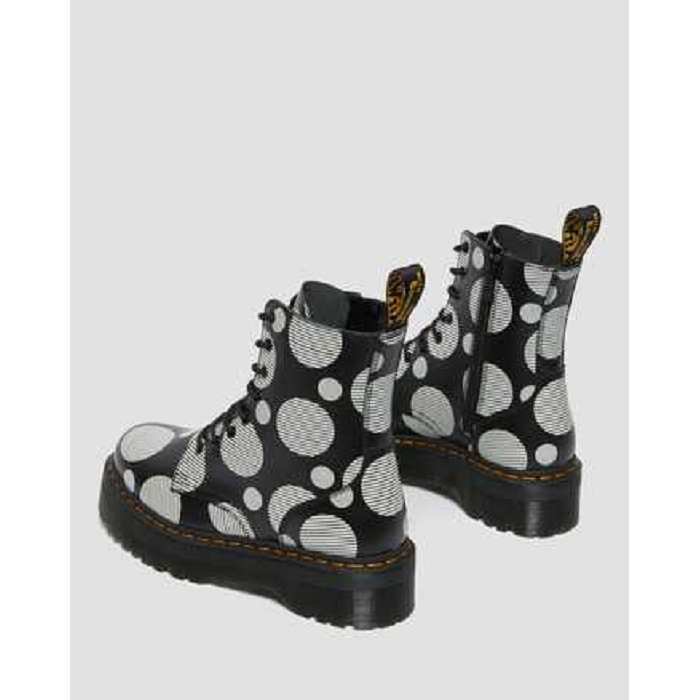 Dr martens jadon black polka dot noir4654701_4