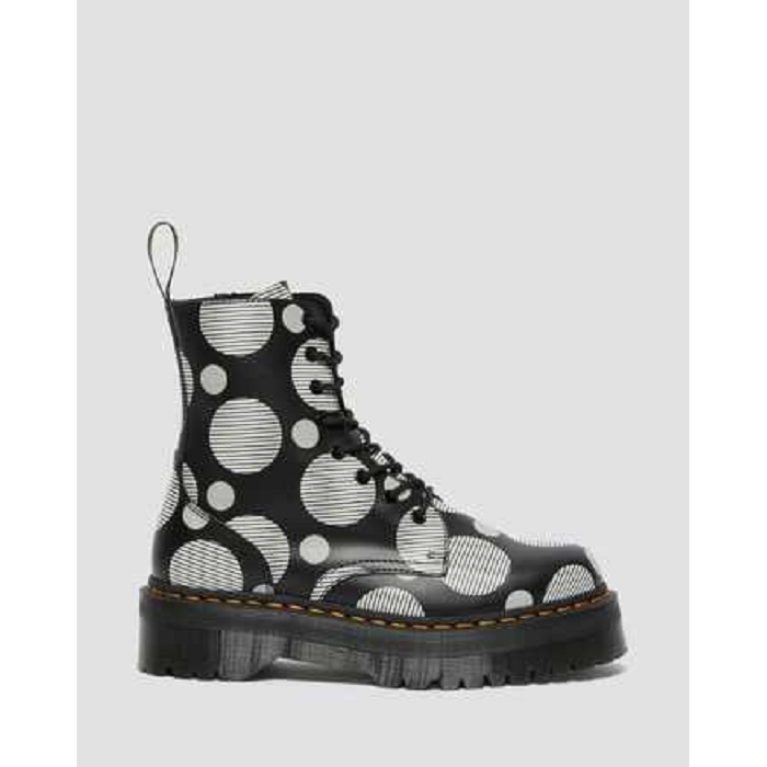 Dr martens jadon black polka dot noir4654701_5