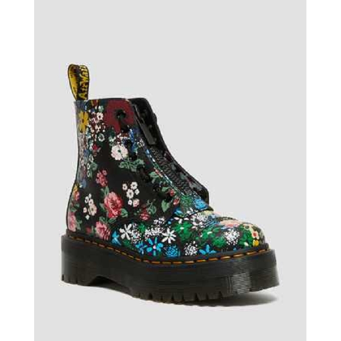 Dr martens my sinclair black floral mash up backhand yl mode