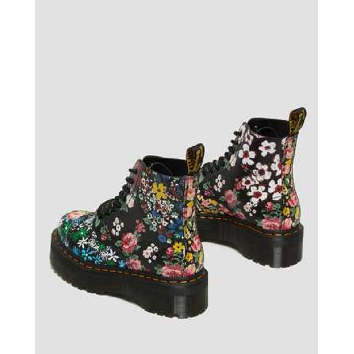 Dr martens my sinclair black floral mash up backhand yl mode4655201_4