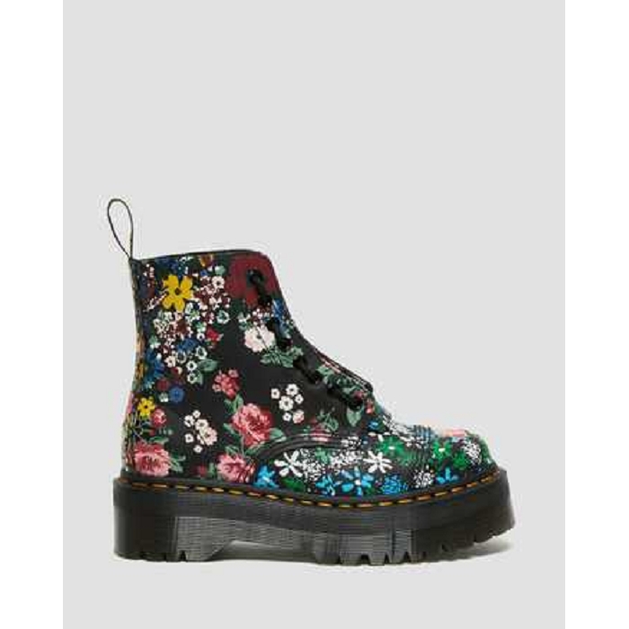 Dr martens my sinclair black floral mash up backhand yl mode4655201_5