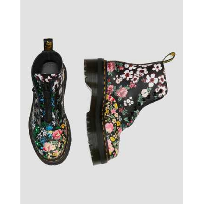 Dr martens sinclair black floral mash up backhand mode4655201_6