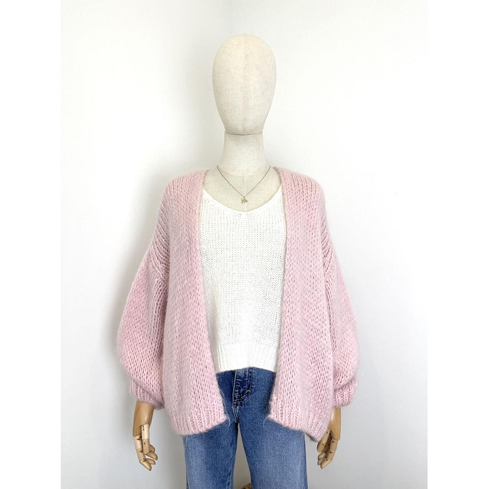 Scarpy creation gilet bernadette oversize mohair parme4688111_6