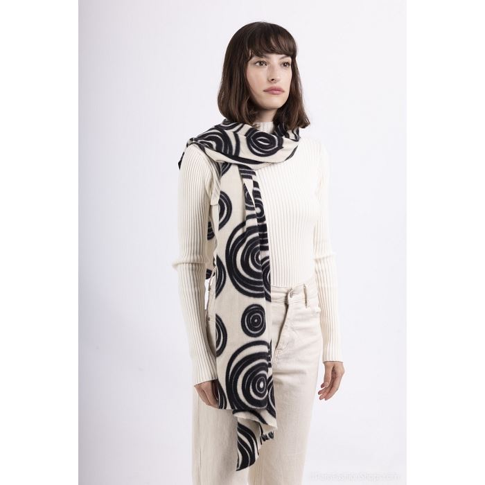 Scarpy creation my foulard imprime geometrique yl noir4696801_5