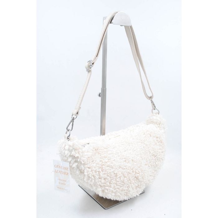 Scarpy creation my sac en cuir effet mouton yl beige4697701_2