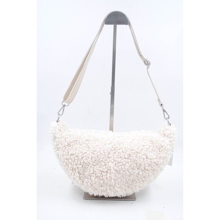 Scarpy creation my sac en cuir effet mouton yl beige4697701_3