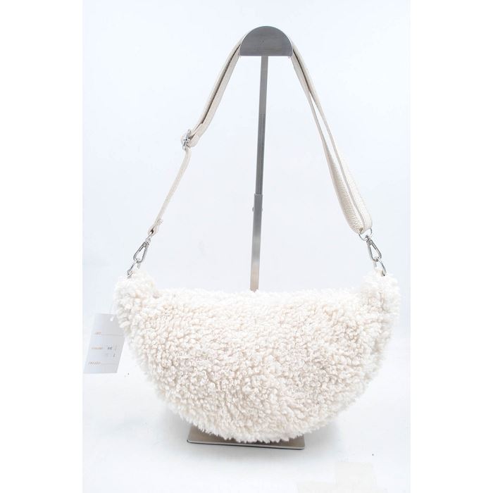 Scarpy creation my sac en cuir effet mouton yl beige4697701_4