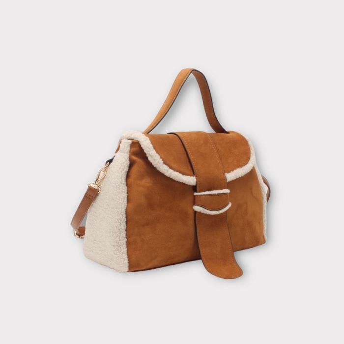 Scarpy creation my sac bandouliere mouton yl marron4701101_5