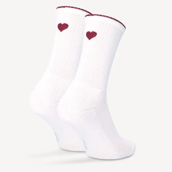 Tamaris chaussettes my women crew socks hear yl blanc4714301_2