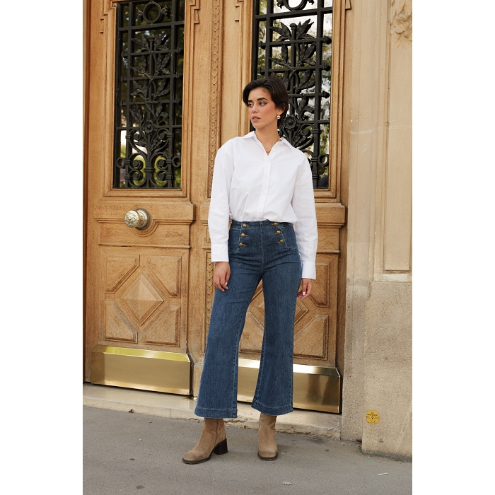 Scarpy creation jeans wide bleu