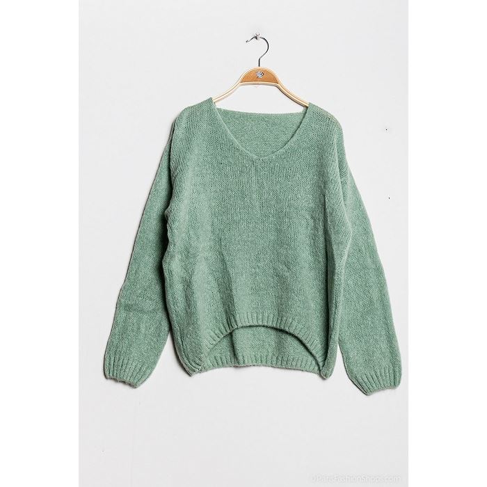 Scarpy creation sensie pull mohair laine vert4717707_3