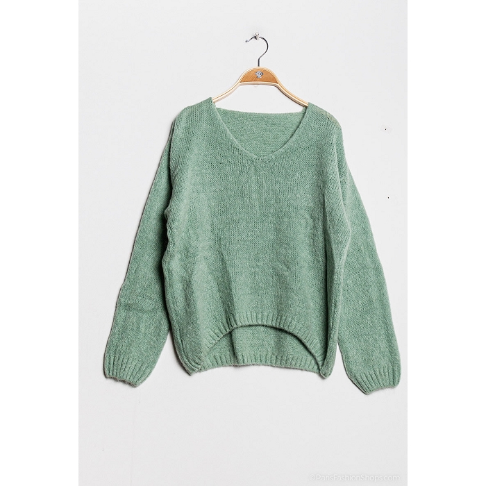 Scarpy creation sensie pull mohair laine vert4717713_3