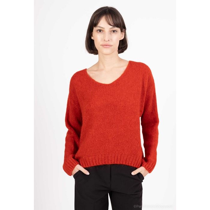 Scarpy creation sensie pull mohair laine rouge4717714_5