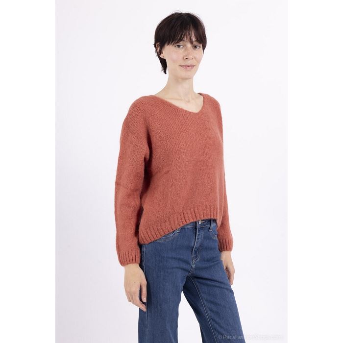 Scarpy creation my sensie pull mohair laine yl marron4717715_3