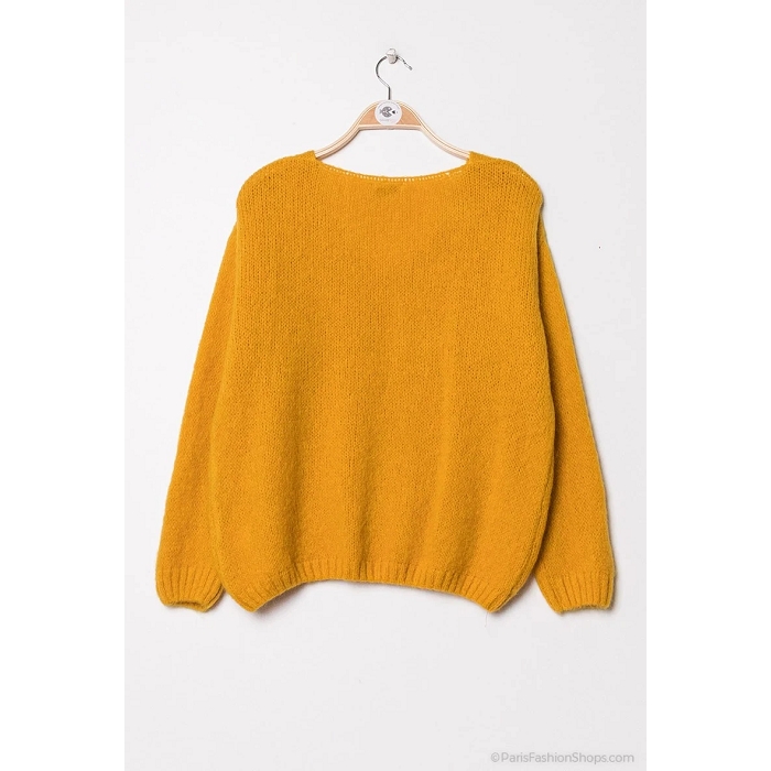Scarpy creation my sensie pull mohair laine yl jaune4717717_5