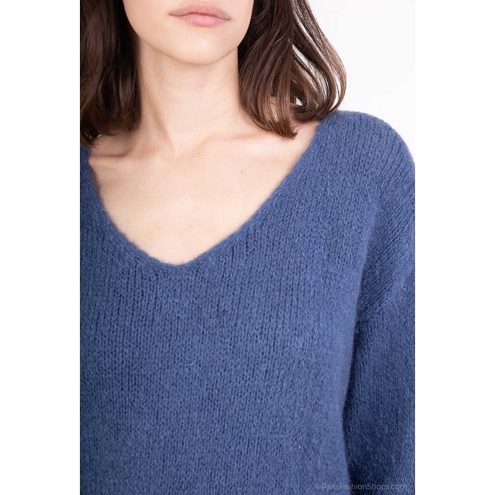 Scarpy creation sensie pull mohair laine bleu4717719_5