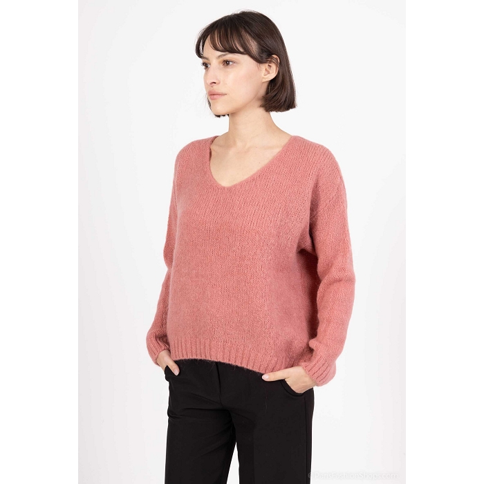 Scarpy creation my sensie pull mohair laine yl marron4717721_2