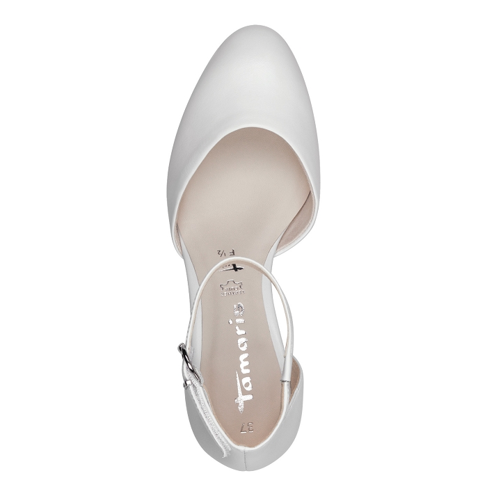 Tamaris my 22401 42 escarpins yl blanc4751701_6