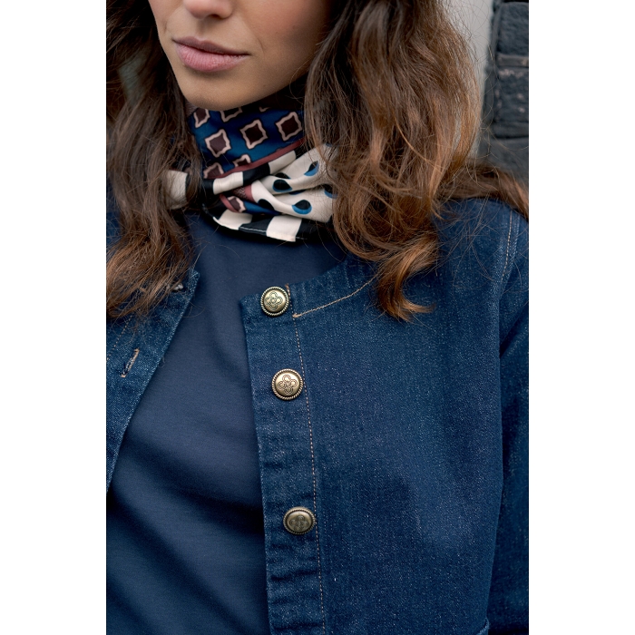 Scarpy creation veste jeans victoire bleu4754401_2