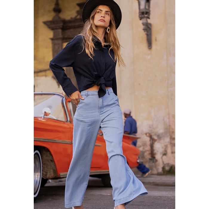Scarpy creation pantalon evase laura bleu4754601_6