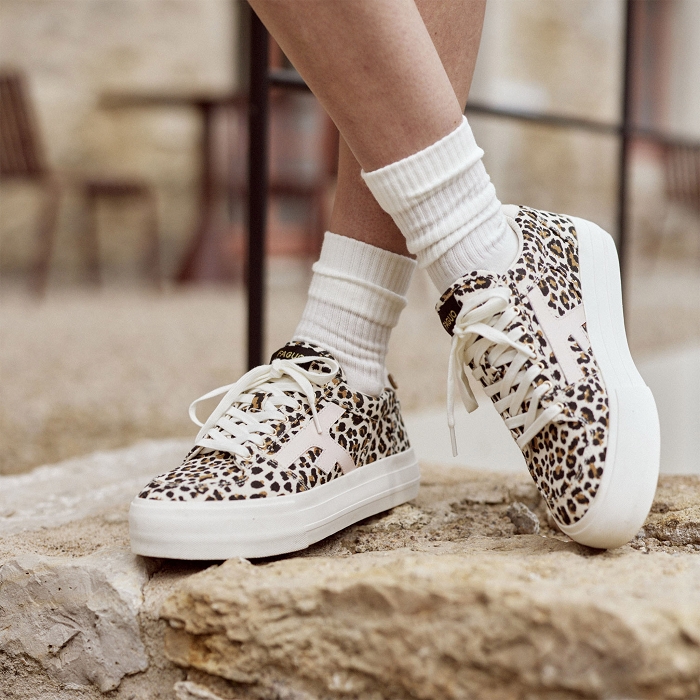 Faguo walnut platform cotton beige4755101_2