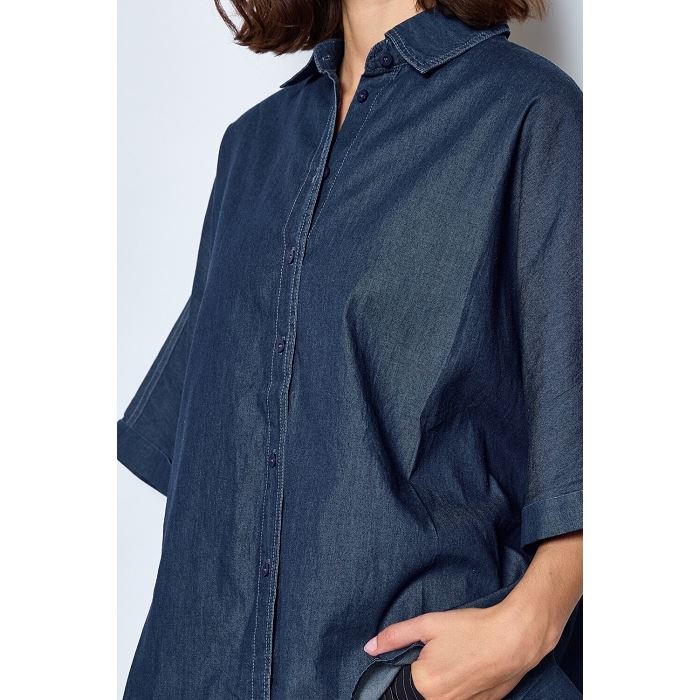 Scarpy creation chemise over size en jeans bleu4763101_6