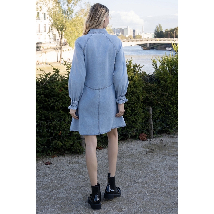 Scarpy creation robe en jeans bleu4763301_2