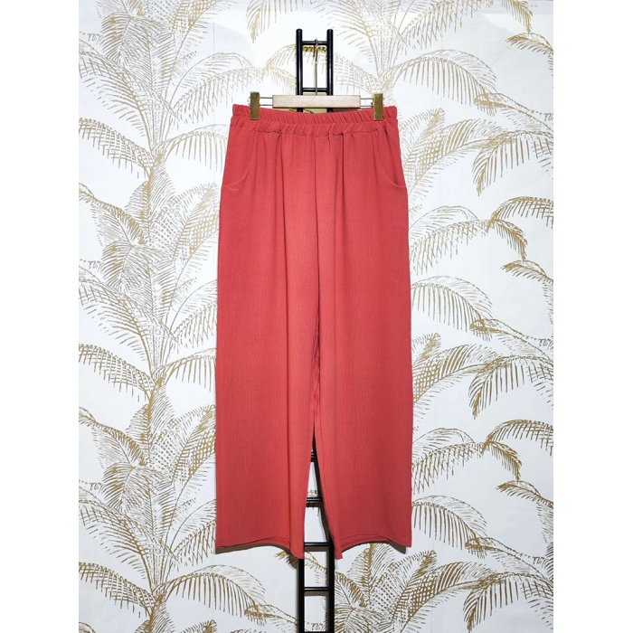 Scarpy creation pantalon coupe droit micro fibre orange4780202_6