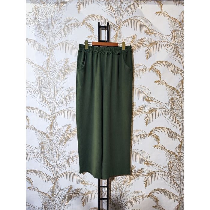 Scarpy creation my pantalon coupe droit micro fibre yl vert