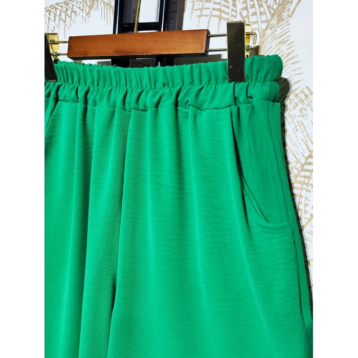 Scarpy creation pantalon coupe droit micro fibre vert4780207_2