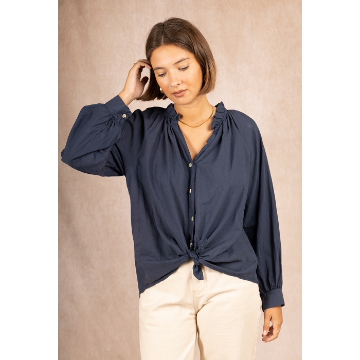 Scarpy creation blouse evasee bleu4783702_2