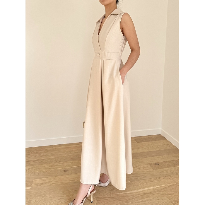 Scarpy creation robe trapeze chic beige4784102_2