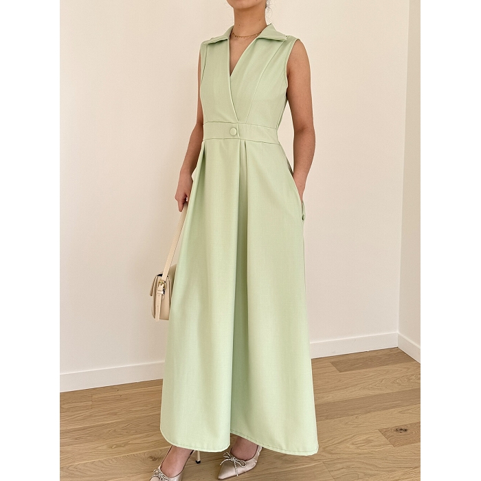 Scarpy creation robe trapeze chic vert4784103_2