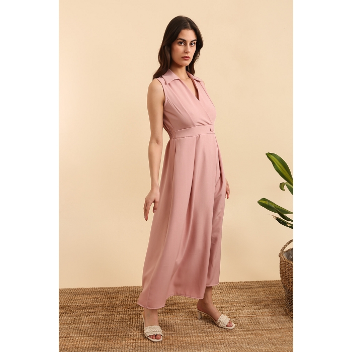 Scarpy creation robe trapeze chic rose