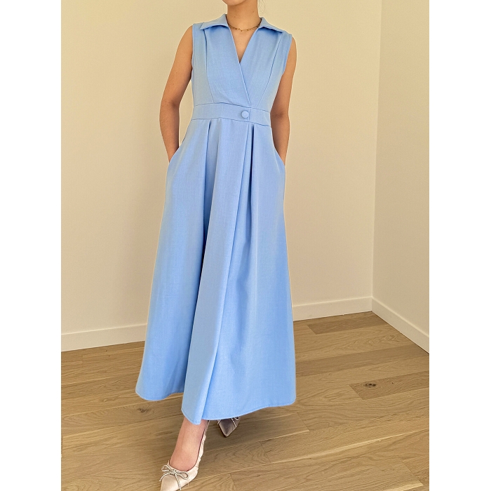 Scarpy creation robe trapeze chic bleu4784105_2