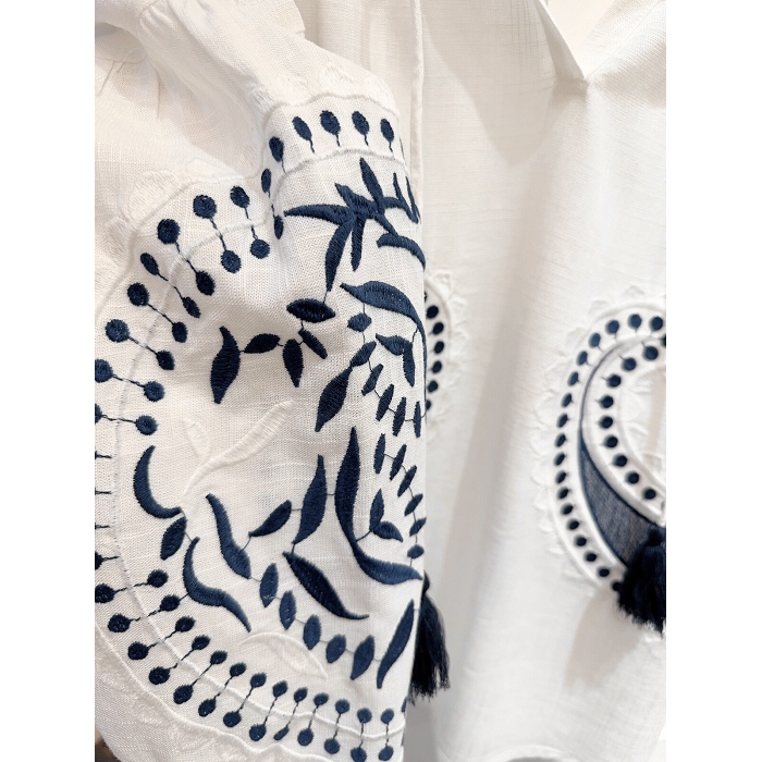 Scarpy creation blouse brodee boheme bleu4785001_6