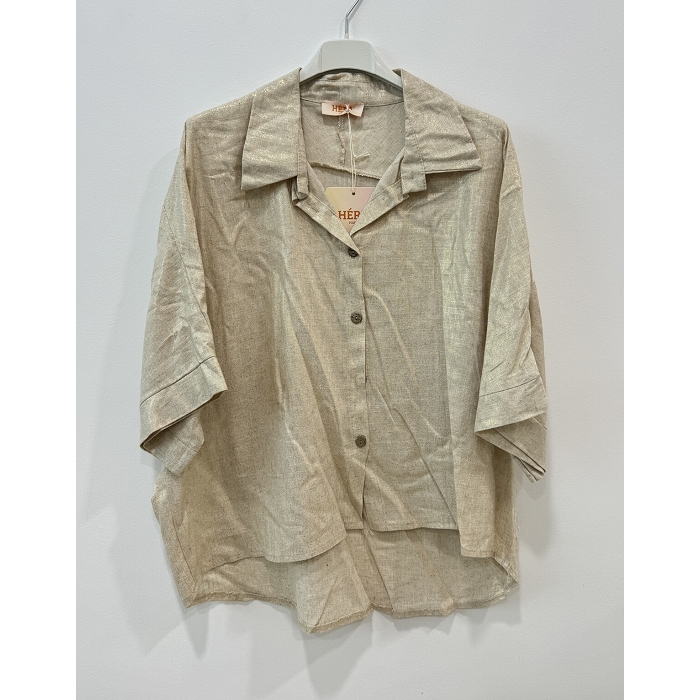 Scarpy creation chemise brillant or