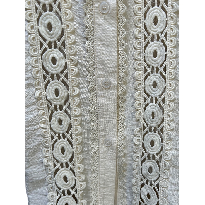 Scarpy creation chemise intemporelle brodee beige4795501_4