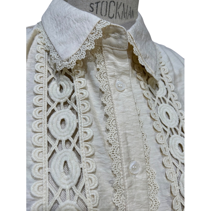Scarpy creation chemise intemporelle brodee beige4795501_6