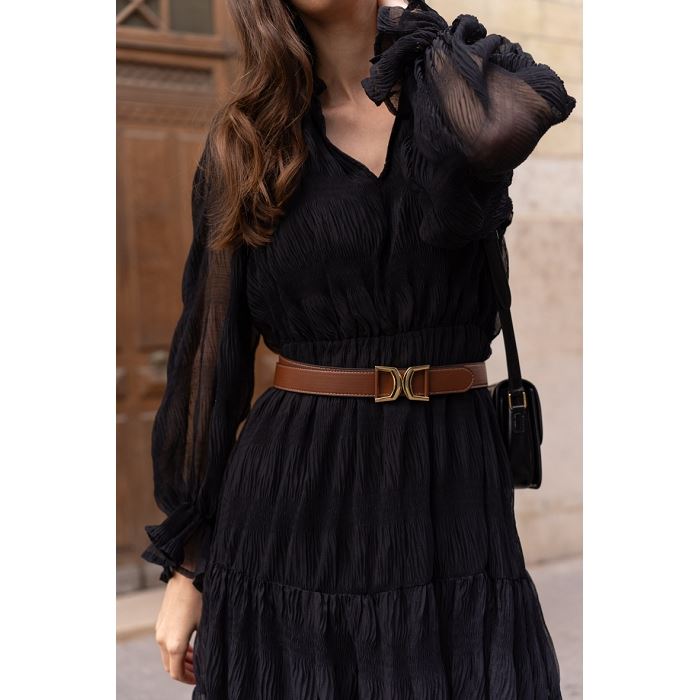 Scarpy creation robe longue simone noir4796901_2