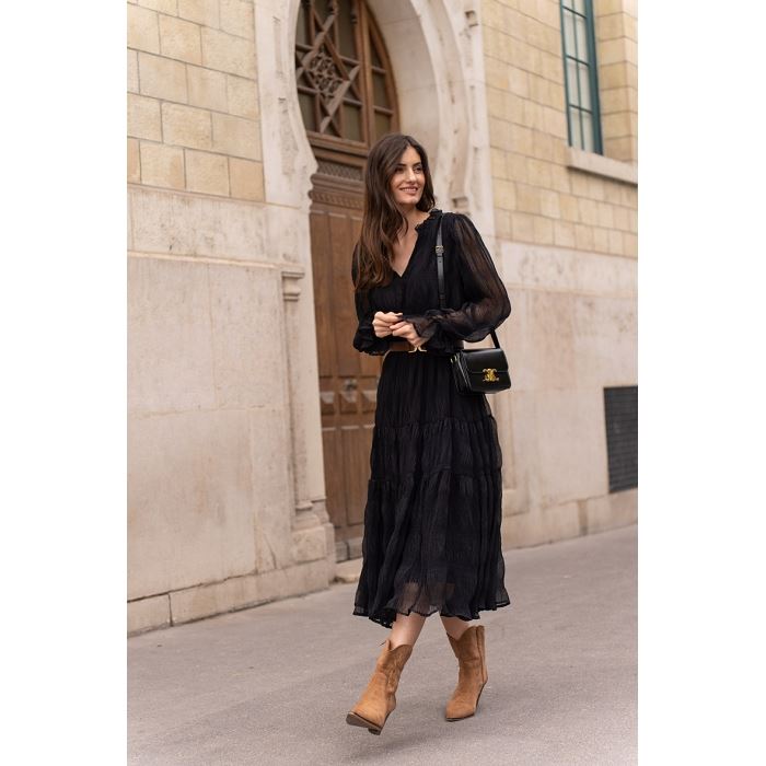 Scarpy creation robe longue simone noir4796901_4