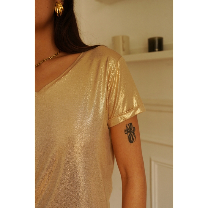 Scarpy creation top touche de brillance pour sublimer votre tenue or4797601_4