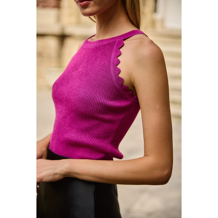 Scarpy creation debardeur lurex rose4799805_5