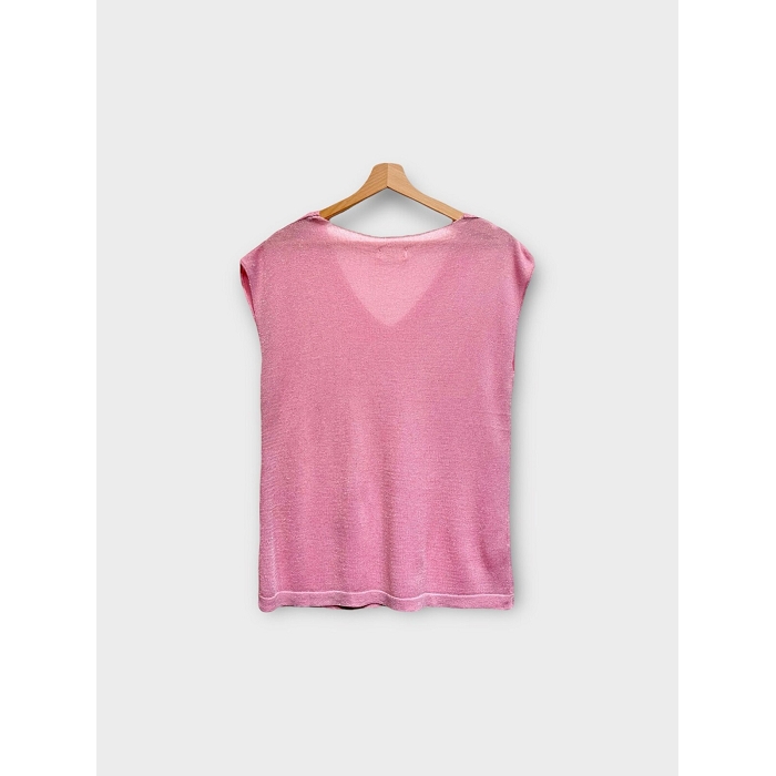 Scarpy creation my t shirt lurex col v yl rose4804203_2