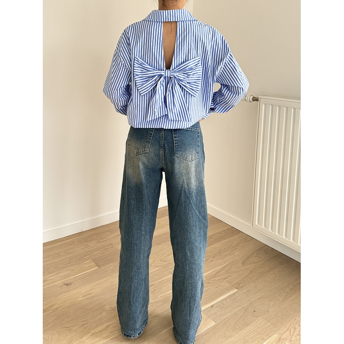 Scarpy creation chemise oversize chic bleu4804602_4