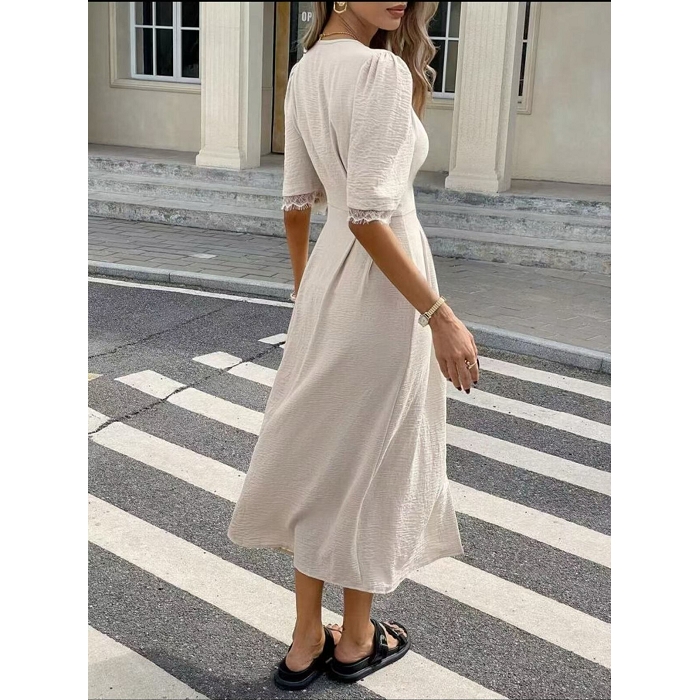 Scarpy creation robe elegante boutonnee blanc4805602_2