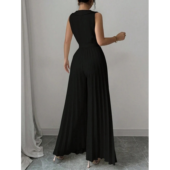 Scarpy creation combinaison pantalon plissee chic noir4806501_4