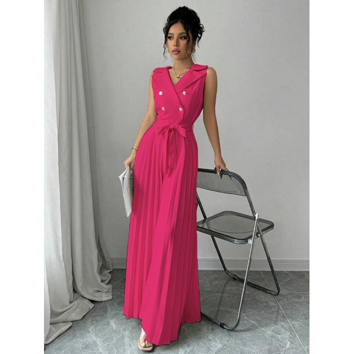 Scarpy creation combinaison pantalon plissee chic rose4806502_2